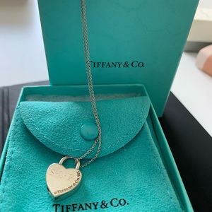 Tiffany Heart Tag Pendant